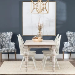 Crestview Collection Harvest White Dining Table -Crestview Shop 45aad049 ecaf 4ba9 af70 0b51ca6bb564