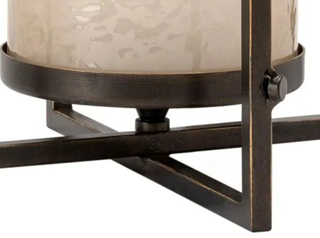 Crestview Collection Danson Dark Bronze Caged Hanging Candle Holder 4 Crestview Collection Danson Dark Bronze Caged Hanging Candle Holder - Image 2