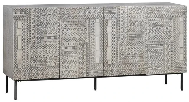 Crestview Collection Tulum Gray Sideboard 3 Crestview Collection Tulum Gray Sideboard