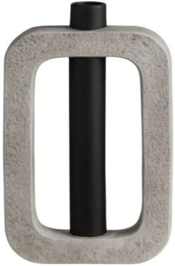 Crestview Collection Crosby Gray Square Vase