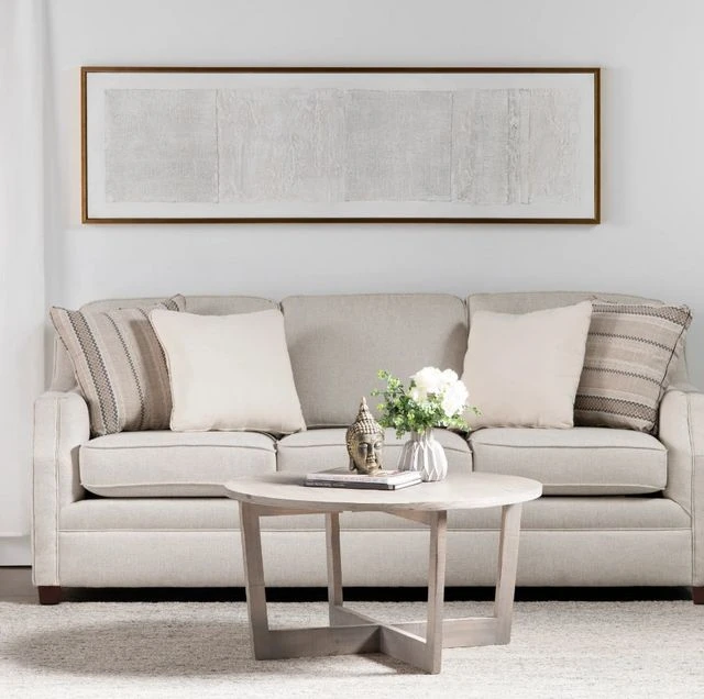 Crestview Collection Emery 3-Piece Gold/White Wall Art Set 5 Crestview Collection Emery 3-Piece Gold/White Wall Art Set - Image 3