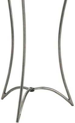 Crestview Collection Bengal Manor Harlow Cream Agate Top Accent Table With Silver Base -Crestview Shop 4f051f35 0b1f 4ac8 9645 740ef081d46d