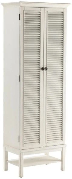 Crestview Collection Magnolia White Cabinet