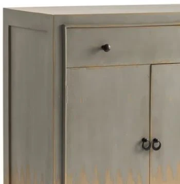 Crestview Collection Bengal Manor Weathered Grey Cabinet 4 Crestview Collection Bengal Manor Weathered Grey Cabinet - Image 2