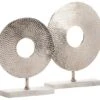 Crestview Collection Harris 2-Piece Silver Sculpture Set -Crestview Shop 50bd1688 7acc 4c0e a679 3f1608e99d7a