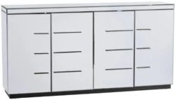 Crestview Collection Melrose Silver Sideboard