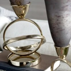 Crestview Collection Aubergine Silver Medium Sculptural Votive Holder -Crestview Shop 51faacda 2405 4494 99ea a0b0aea171c0