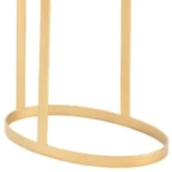 Crestview Collection Victoria White Oval Martini Table With Gold Base -Crestview Shop 523aa5d5 7664 400c 932d 3734a5213bb6