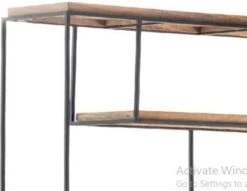 Crestview Collection Bengal Manor Brown/Iron Offset Large Etagere -Crestview Shop 530a1b17 8b3b 4af0 807b d09c33b67c04