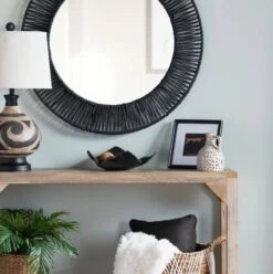 Crestview Collection Vaughn Black Charger -Crestview Shop 531d6e63 52a5 409f 92b7 affd5cb95e0c