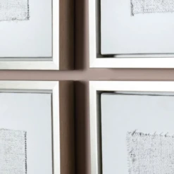 Crestview Collection Silver Expressions 4-Piece Hand Finished Wall Art Set -Crestview Shop 535c6e66 4b42 4193 8931 fd7c34bae55c