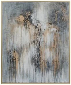 Crestview Collection Stillness Brown/Gray/Light Gray Wall Art