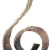 Crestview Collection Phoenix Black/Brown Medium Curled Sculpture -Crestview Shop 5981dd3f 5f35 4771 adc4 2bba8f8f7f2a