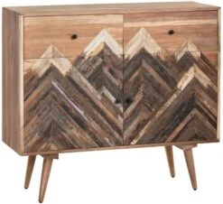 Crestview Collection Sierra Nevada Brown Cabinet