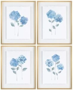 Crestview Collection Lynnswood 4-Piece Wall Art Set