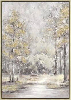 Crestview Collection Elise Yellow Wall Art