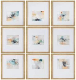 Crestview Collection Windsor 9-Piece Wall Art Set