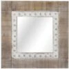 Crestview Collection Squared Away Brown/Off-White Wall Mirror -Crestview Shop 5fb54fa6 c601 4faf 80ea 6a6db506d423