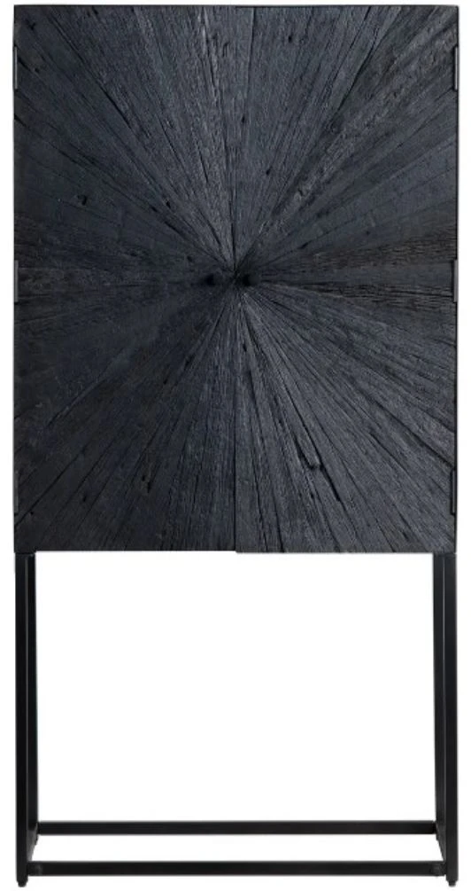 Crestview Collection Obsidian Black Bar Cabinet 4 Crestview Collection Obsidian Black Bar Cabinet - Image 2