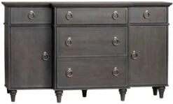 Crestview Collection Galloway Smoke Grey Sideboard