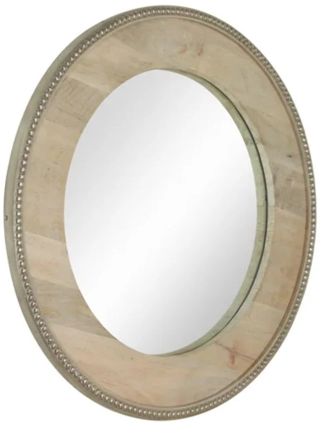 Crestview Collection Lana Beige Wall Mirror 3 Crestview Collection Lana Beige Wall Mirror