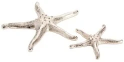 Crestview Collection 2-Piece Silver Starfish Set