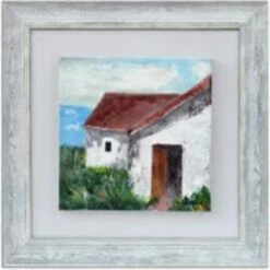 Crestview Collection Coastal Cottages 3-Piece Green/Red/Whitewashed Wall Art Set -Crestview Shop 6b32eb82 7a72 421e b03a 6160a6a3eca7