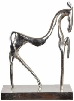 Crestview Collection Horse Walker Nickel Statue