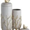 Crestview Collection Branches 2-Piece White Urn With Lids Set -Crestview Shop 6ec9aede 868b 46dd 81e4 c0b445c6a35b