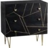 Crestview Collection Black/Gold Chest -Crestview Shop 6f0acfc9 9614 44f4 aa89 1e237049159f