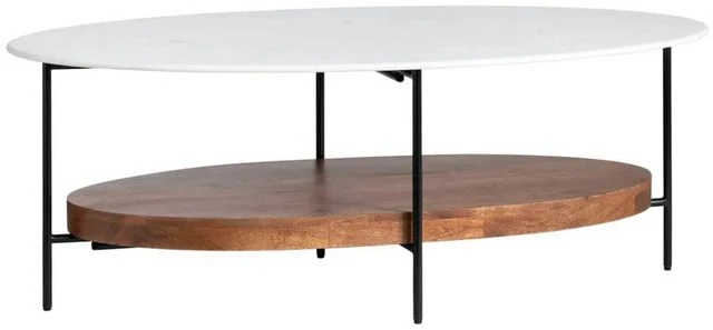 Crestview Collection Brewpub Polished 50" Cocktail Table 3 Crestview Collection Brewpub Polished 50" Cocktail Table