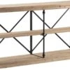 Crestview Collection La Salle Natural Console Table With Black Frame -Crestview Shop 76465226 d640 4314 be6c 461a50a01345