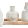 Crestview Collection Isla 4-Piece Natural/White Bottles And Tray Set -Crestview Shop 7913a1b5 7df0 4928 9ad7 e6961d501366