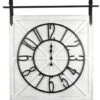 Crestview Collection Barn Time Black/White Wall Clock -Crestview Shop 7a6c13eb 1c3f 4f2f 918a 36fbffc1585a