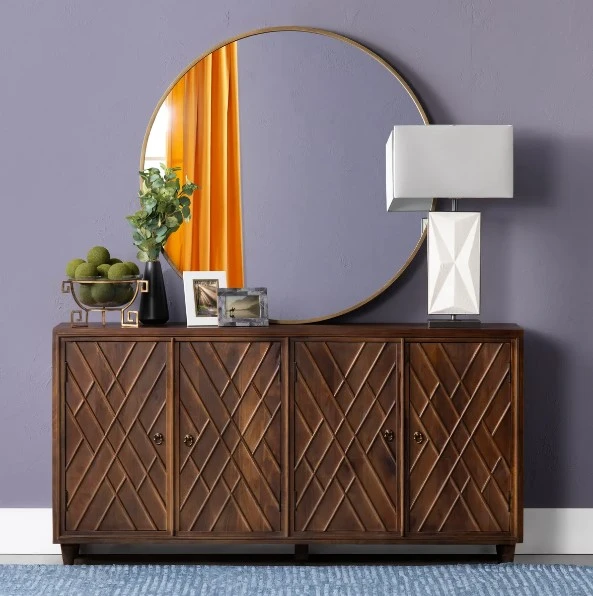 Crestview Collection Chippendale Stained Sideboard 7 Crestview Collection Chippendale Stained Sideboard - Image 5