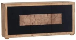Crestview Collection Heartwood Black Console