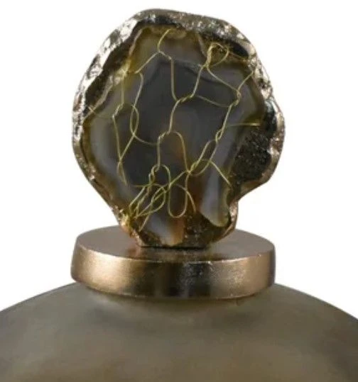 Crestview Collection Esme Dark Green Small Bottle 4 Crestview Collection Esme Dark Green Small Bottle - Image 2