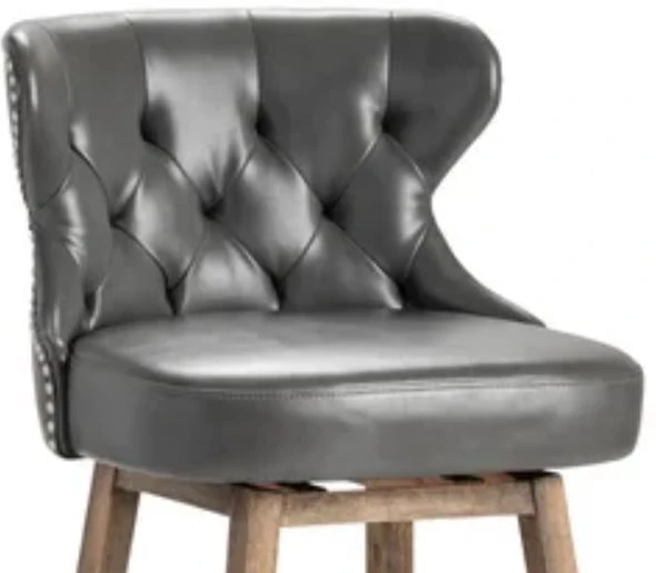 Crestview Collection Braddock Brown/Gray Bar Stool 4 Crestview Collection Braddock Brown/Gray Bar Stool - Image 2