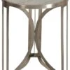 Crestview Collection Bengal Manor Shekler Gray Marble Top Accent Table With Antique Nickel Base -Crestview Shop 7fb5304d b31c 46b6 bf8e 8c09700281b5