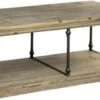 Crestview Collection La Salle Natural Cocktail Table With Black Frame -Crestview Shop 82830a88 a7a8 4d91 bf2c 6786f6bb478b