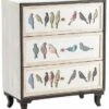 Crestview Collection Birds On A Wire Painted Chest -Crestview Shop 84cd2be7 f219 47e6 8e61 09b2cd2cdc2f
