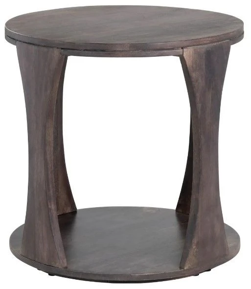 Crestview Collection Bowtie Stained End Table 4 Crestview Collection Bowtie Stained End Table - Image 2