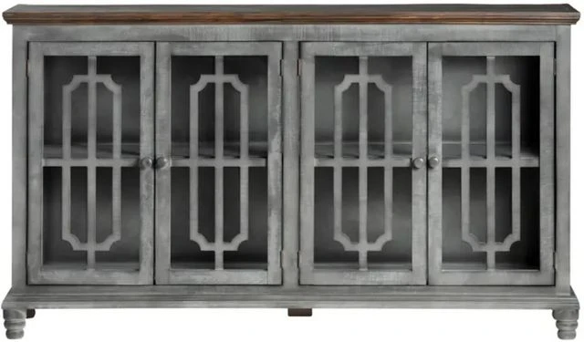 Crestview Collection Bernwell Gray Sideboard 4 Crestview Collection Bernwell Gray Sideboard - Image 2