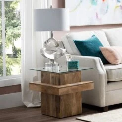 Crestview Collection Monaco Polished/Stained End Table -Crestview Shop 86edb374 8e1b 417f 9353 27054c2f5720