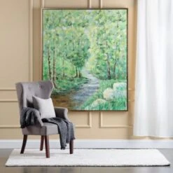Crestview Collection Spring Rivers Hand Finished Wall Art -Crestview Shop 872e7129 6e14 47fb 90f2 1cdafb2a87fa