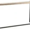Crestview Collection Matthews Cream Console Table With Black Base -Crestview Shop 87689f7e 2d44 4693 af24 8b55ac3f1d3c