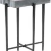 Crestview Collection Bailey Grey Accent Table With Black Base -Crestview Shop 90391f26 a23b 48f3 8226 89e85380600d