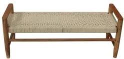 Crestview Collection Tacoma Brown/White Bench -Crestview Shop 92178857 5bd5 42c3 9533 28a35ed5fa30