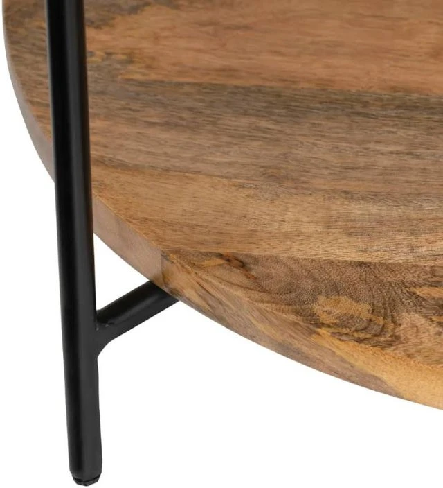 Crestview Collection Brewpub Polished 36" Cocktail Table 4 Crestview Collection Brewpub Polished 36" Cocktail Table - Image 2