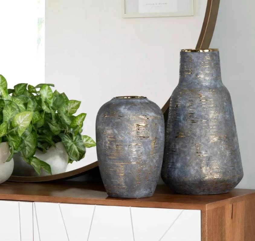 Crestview Collection Trinity Gray Large Vase 7 Crestview Collection Trinity Gray Large Vase - Image 5